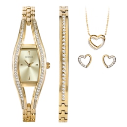 Sekonda Crystal Heart Ladies' Watch & Jewellery Gift Set