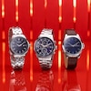 Thumbnail Image 3 of Sekonda Men's Dual-Time Blue Dial Stainless Steel Bracelet Watch
