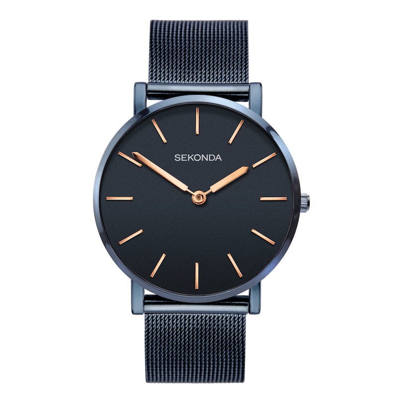 Main Image 1 of Sekonda Freya Ladies' Blue Stainless Steel Bracelet Watch