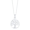 Thumbnail Image 1 of Sterling Silver Tree Design Pendant Necklace