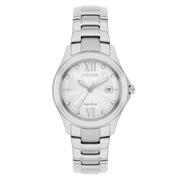 Citizen Eco-Drive Ladies' Silhouette Crystal Bracelet Watch