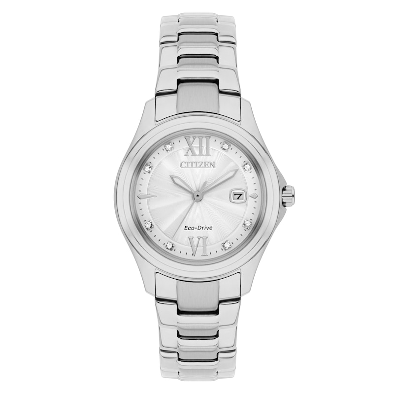 Main Image 1 of Citizen Eco-Drive Ladies' Silhouette Crystal Bracelet Watch