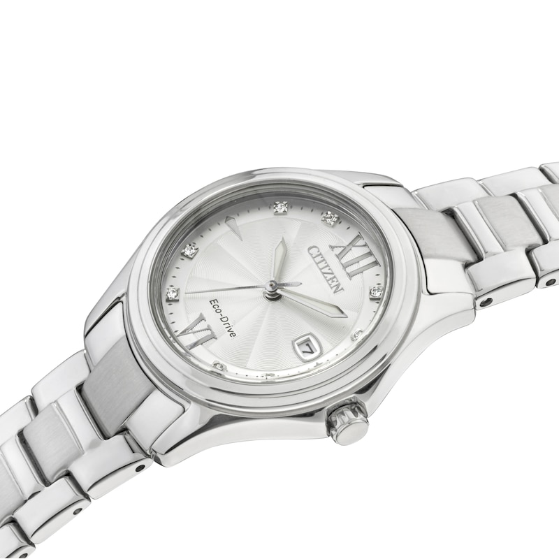 Citizen Eco-Drive Ladies' Silhouette Crystal Bracelet Watch