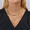 Thumbnail Image 3 of 9ct Yellow Gold 18" Figaro T-bar Necklace