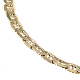 9ct Yellow Gold 8" Marina Chain Bracelet