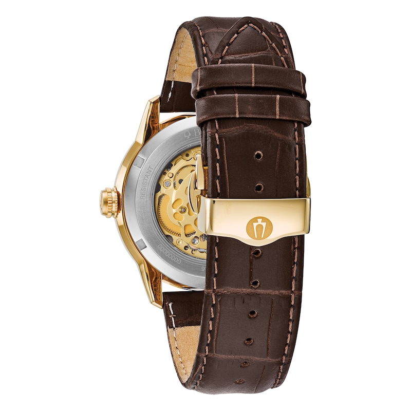 Main Image 3 of Bulova Classic Sutton Automatic Men's Leather Strap Watch