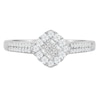 Thumbnail Image 2 of Princessa 9ct White Gold 2/5ct Diamond Ring