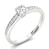 Thumbnail Image 2 of The Diamond Story 18ct White Gold Solitaire 0.33ct Total Diamond Ring