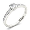 Thumbnail Image 2 of The Diamond Story 18ct White Gold Solitaire 0.33ct Total Diamond Ring