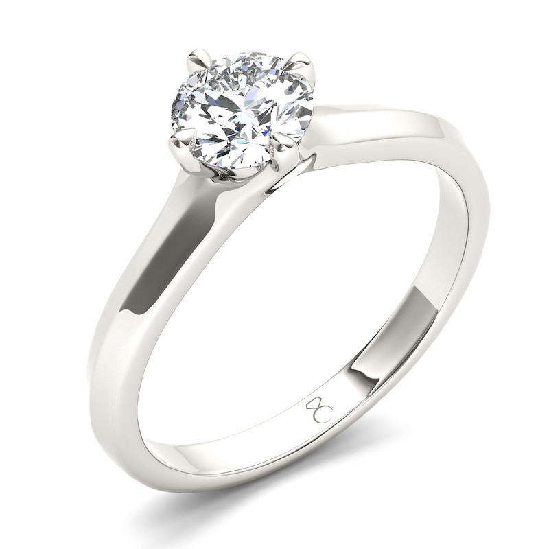 The Diamond Story Platinum 0.33ct Diamond Ring