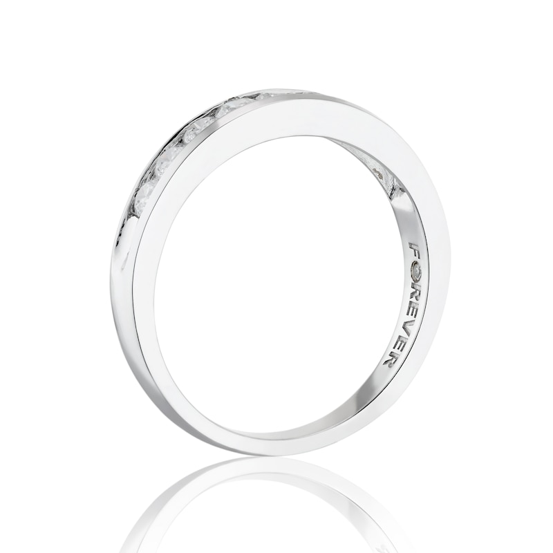 The Forever Diamond 18ct White Gold Half Eternity 0.50ct Ring