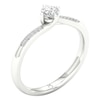 Thumbnail Image 3 of The Diamond Story 18ct White Gold 0.20ct Total Diamond Ring