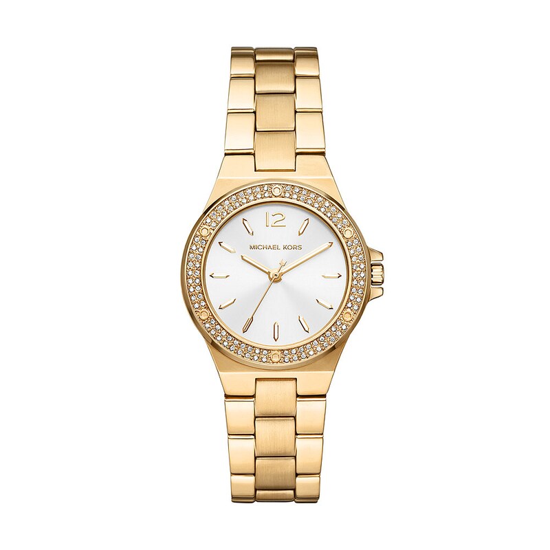 Michael Kors Mini Lennox Gold Tone Bracelet Watch | H.Samuel
