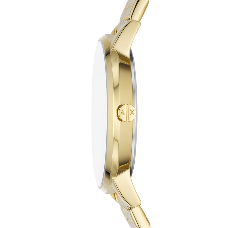 Armani Exchange Gold Tone Bracelet Watch