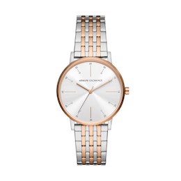 Armani Exchange Two Tone Bracelet Watch
