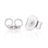 Thumbnail Image 2 of 9ct White Gold Cubic Zirconia Stud Earrings