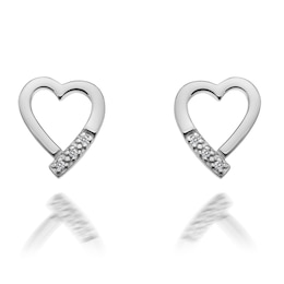 Hot Diamonds Silver Heart Earrings
