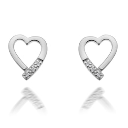 Hot Diamonds Sterling Silver Heart Earrings