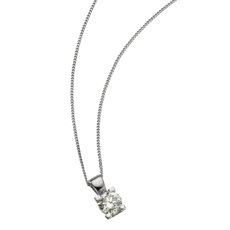 Main Image 1 of The Forever Diamond 18ct White Gold 0.40ct Diamond Pendant