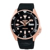 Thumbnail Image 1 of Seiko 5 Sports Men's Black Leather Strap Watch