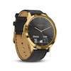 Thumbnail Image 3 of Garmin Vivomove HR Black Leather Strap Hybrid Smartwatch
