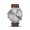 Thumbnail Image 1 of Garmin Vivomove HR Brown Leather Strap Hybrid Smartwatch