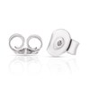 Thumbnail Image 2 of 9ct White Gold Cubic Zirconia Stud Earring