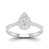 Thumbnail Image 0 of 9ct White Gold 0.50ct Diamond Halo Ring