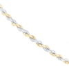 Thumbnail Image 0 of 9ct Yellow & White Gold 8 Inch Rope Chain Bracelet