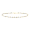 Thumbnail Image 2 of 9ct Yellow & White Gold 8" Rope Chain Bracelet