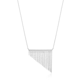 Ania Haie Sterling Silver Fringe Fall Necklace