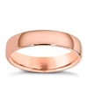 9ct Rose Gold 4mm Super Heavy Court Ring