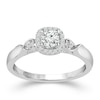 Thumbnail Image 1 of Emmy London Platinum 0.33ct Total Diamond Halo Ring
