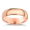 Thumbnail Image 0 of 9ct Rose Gold 6mm Super Heavy Court Ring