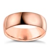 Thumbnail Image 1 of 9ct Rose Gold 7mm Extra Heavy Court Ring