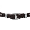 Thumbnail Image 1 of Fossil Heritage Men's D Link Brown Leather Bracelet