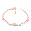 Thumbnail Image 1 of Fossil Rose Gold Tone Mother Of Pearl Mosaic Bracelet