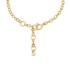 Thumbnail Image 1 of Michael Kors 14ct Gold Plated Silver MOP Lock Chain Bracelet