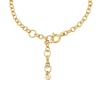 Thumbnail Image 2 of Michael Kors 14ct Gold Plated Sterling Silver MOP Lock Chain Bracelet