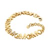 Thumbnail Image 2 of Michael Kors 14ct Gold Plated Logo Chain Bracelet
