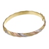 Thumbnail Image 0 of 9ct Three Tone Gold Bangle