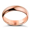 Thumbnail Image 1 of 9ct Rose Gold 7mm Heavy D Shape Ring