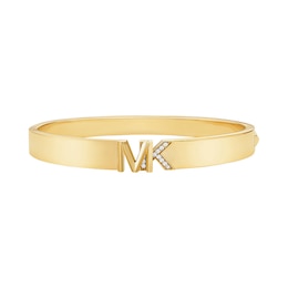 Michael Kors 14ct Gold Plated Bangle Bracelet