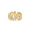 Thumbnail Image 2 of Michael Kors 14ct Gold Plated Logo Ring