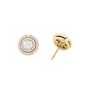 Thumbnail Image 1 of Michael Kors 14ct Gold Plated Silver Pavé Halo Stud Earrings