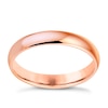 Thumbnail Image 0 of 18ct Rose Gold 3mm Heavy D Shape Ring