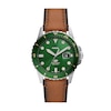Thumbnail Image 0 of Fossil Blue Men's Tan Leather Strap Watch
