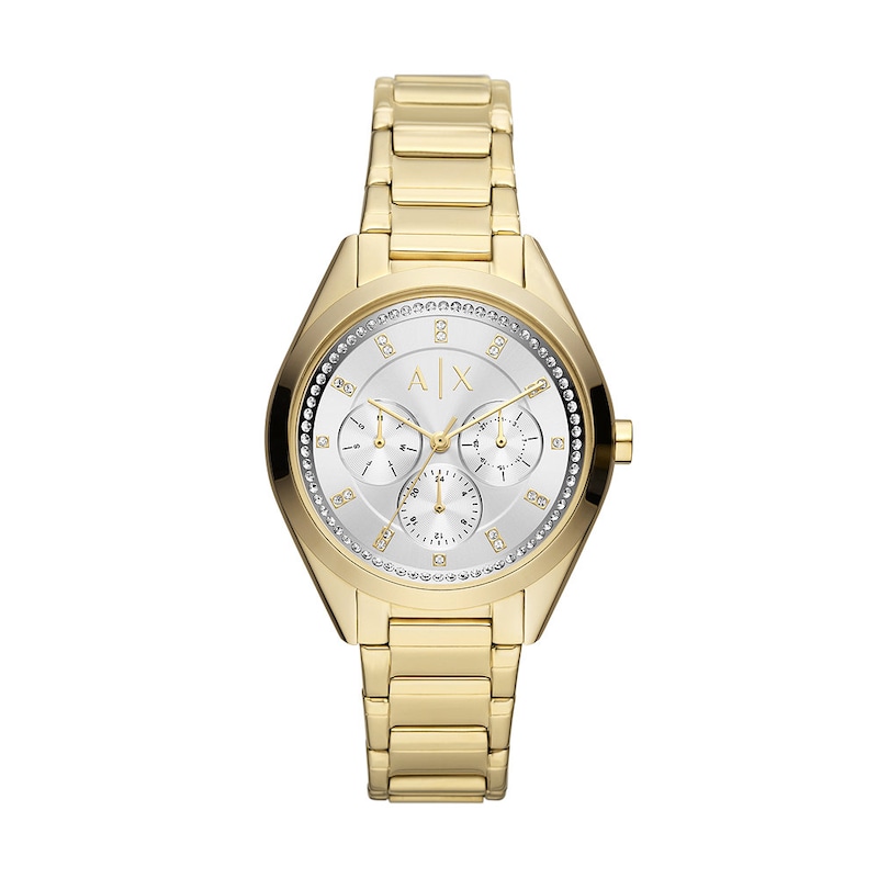 Armani Exchange Gold-Tone Stainless Steel Bracelet Watch