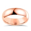 Thumbnail Image 0 of 18ct Rose Gold 7mm Extra Heavy D Shape Ring