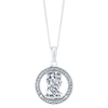 Thumbnail Image 1 of Sterling Silver St Christopher Protect Us Cut Out Pendant